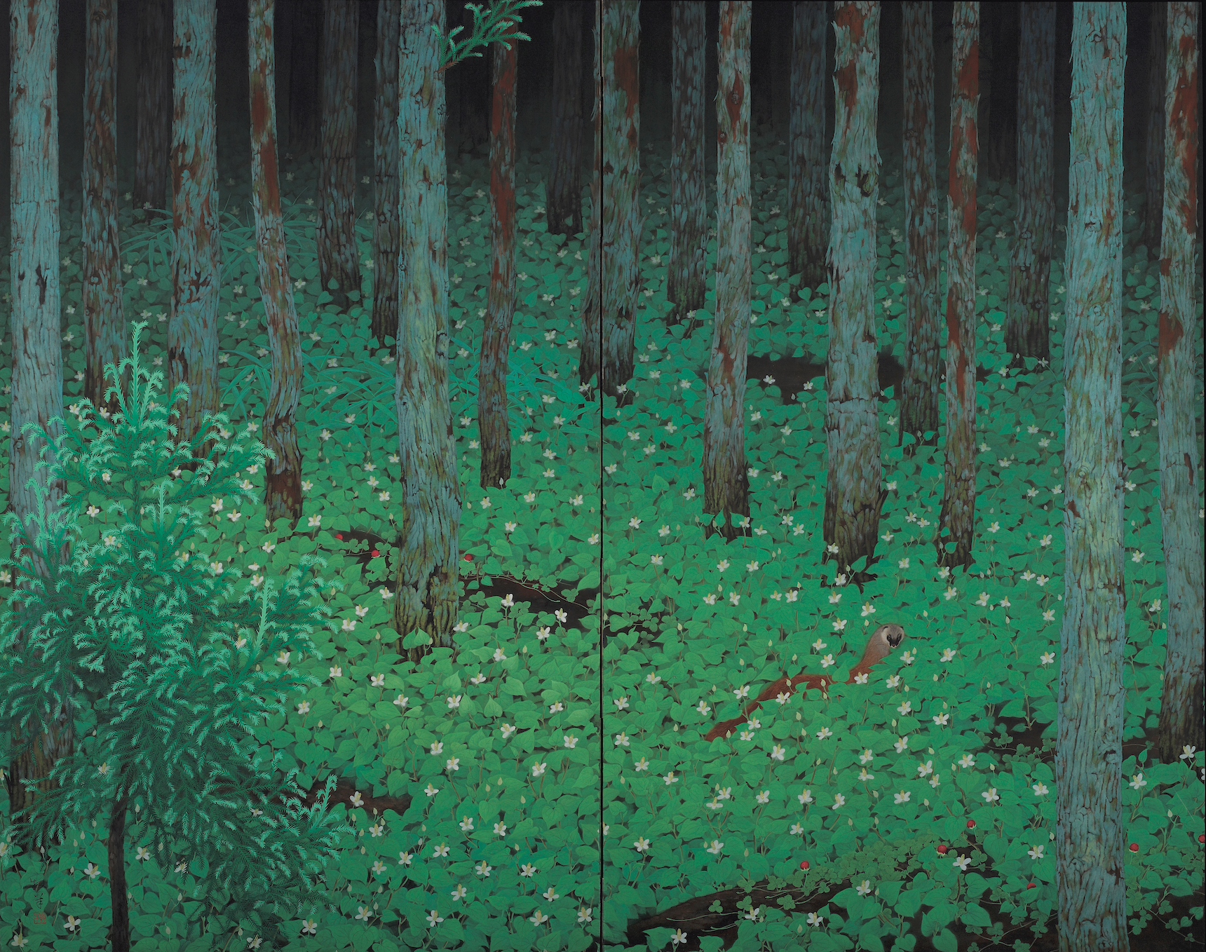 Ilustración de Bokuyō Katayama. 