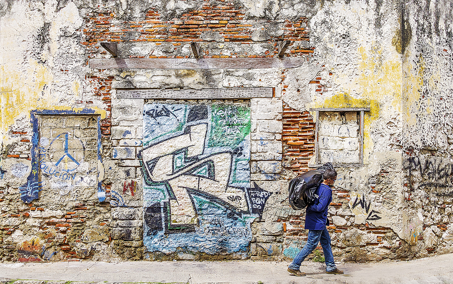  Grafitis en Getsemaní, tradicional barrio cartagenero. 