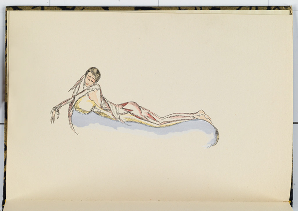 Ilustración hecha por Lotte Pritzel para el libro Puppen, de Rainer Maria Rilke (1921).