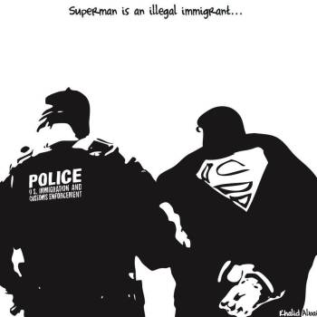 Superman es un inmigrante ilegal