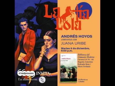 Embedded thumbnail for Lanzamiento de &quot;La tía Lola&quot;, novela escrita por Andrés Hoyos